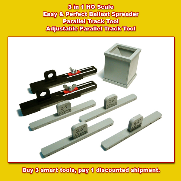 3 SMART TOOLS Ballast Spreader & Parallel Track Tools eBay