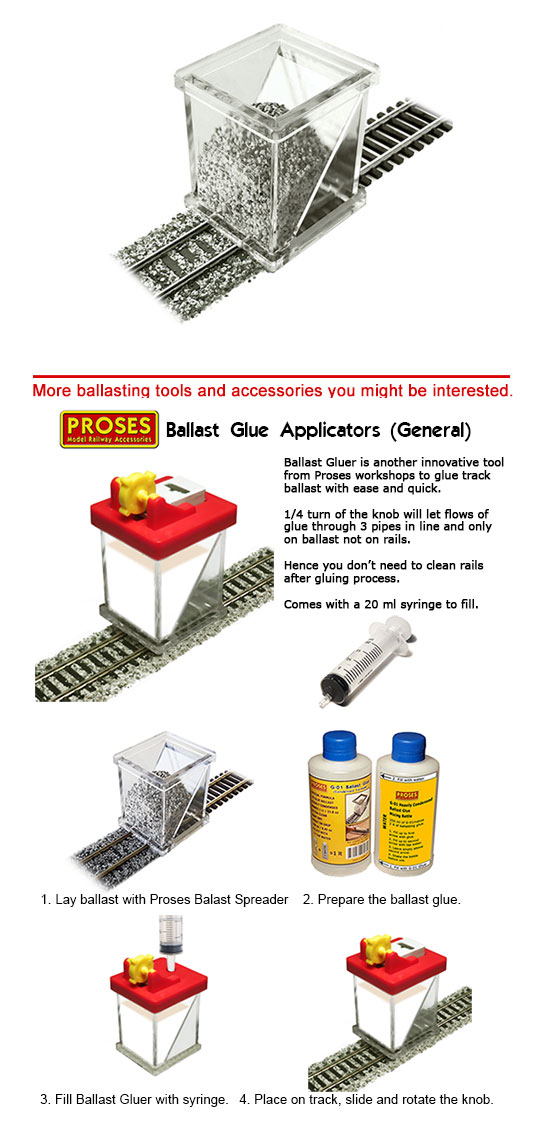 Easy & Perfect Ballast Spreader
