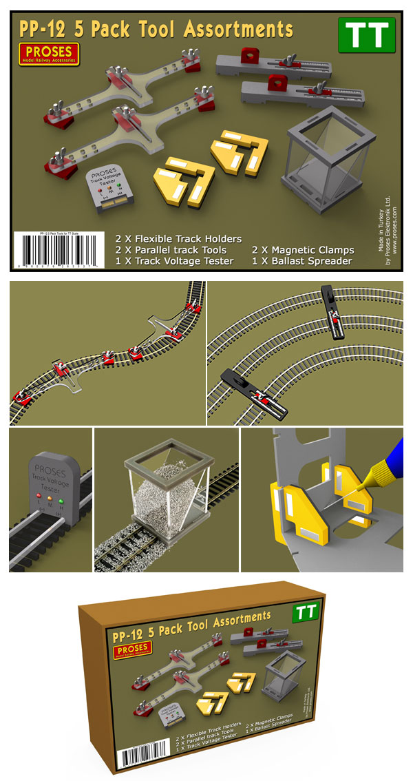 Track Laying N Testing Details about   5 PACK Building Proses Smart Tools for Ballasting 